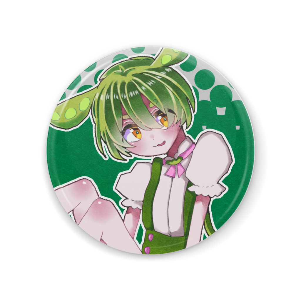 ずんだもん　缶ミラー (56mm,75mm - ブリキ)