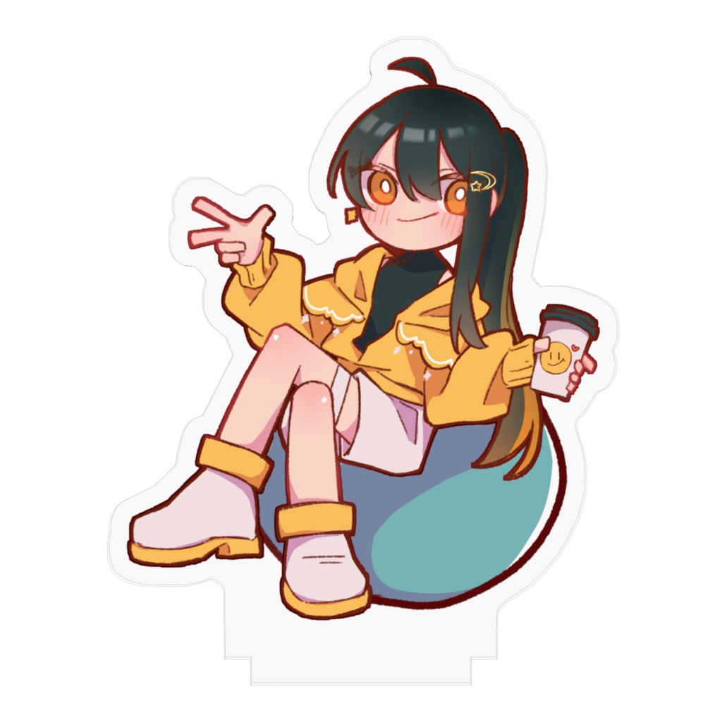 ちょこもなかアクリルスタンド(70×70mm)