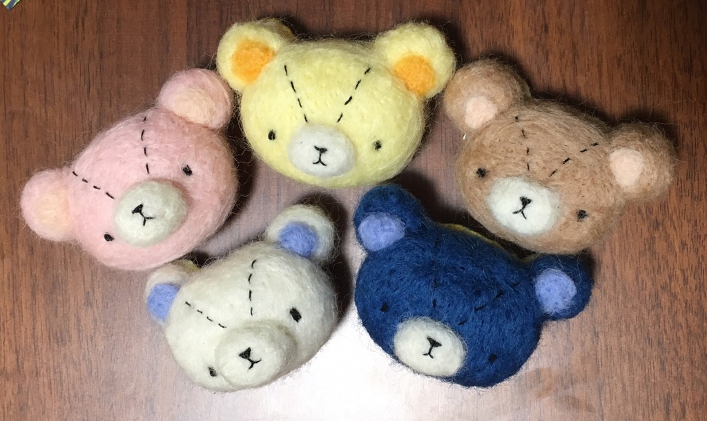 くまちゃんブローチ✩