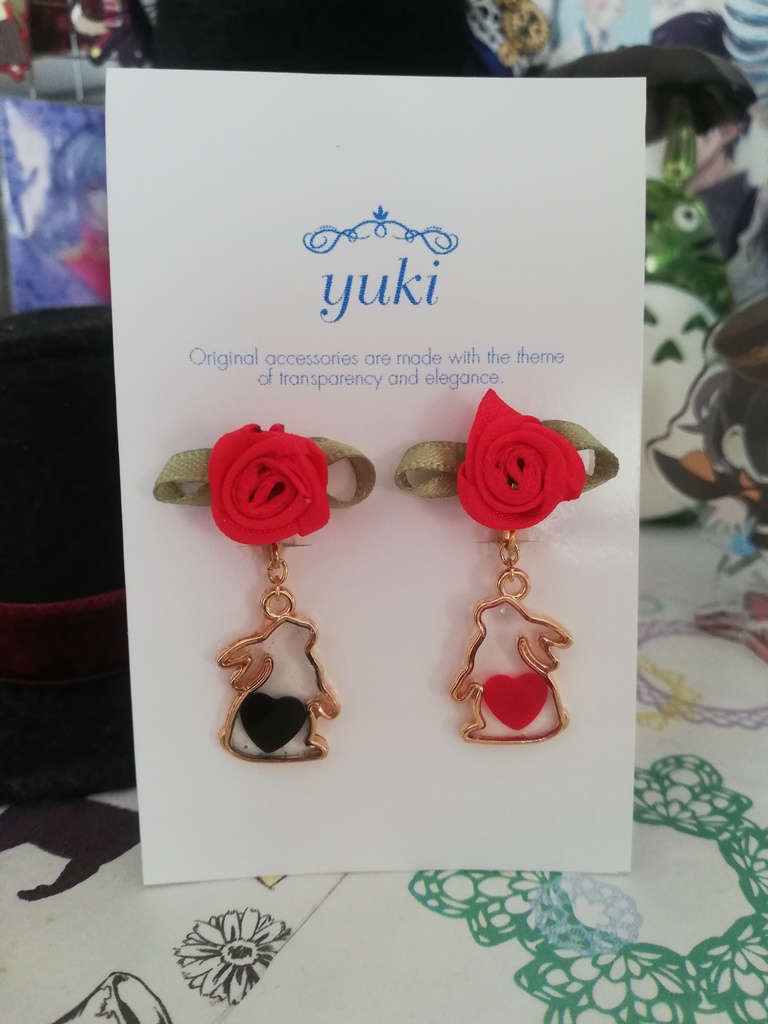 ハーツラビュル仕様イヤリング