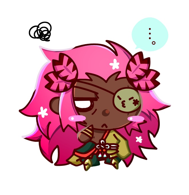 闇ちび津ウッドキーホルダー