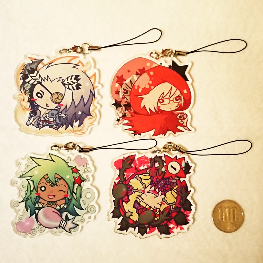 wlwちびキャラアクリルストラップ