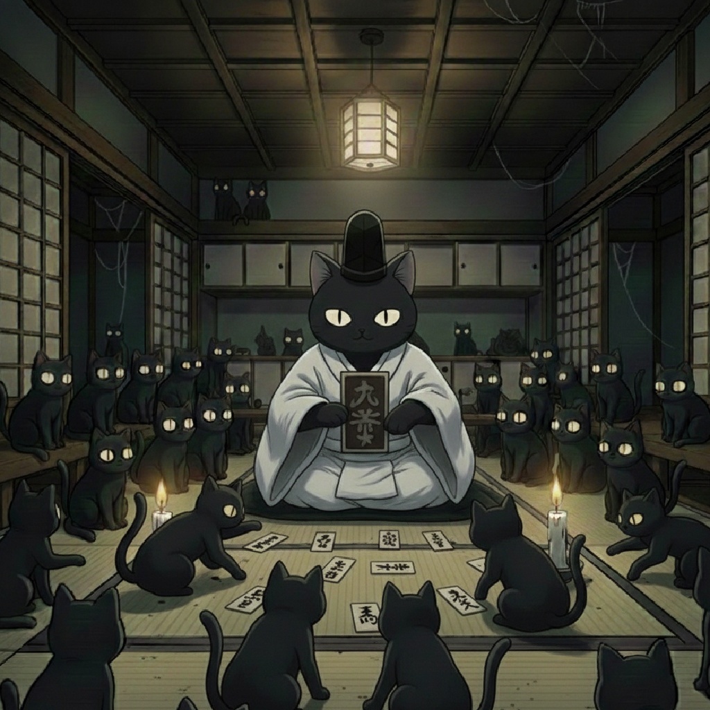 【AI生成/商用OK】呪いのお正月 😈 デスゴメス 和風ホラー画像セット (全8種 / ¥500)