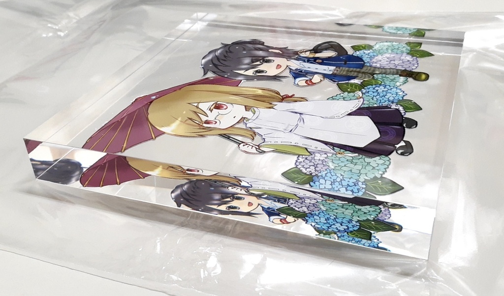 アクリルブロックB_学生&宮司〈小〉