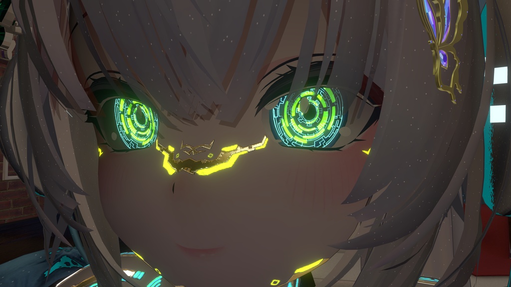 【瑞希ちゃん専用】光る!サイバーアイテクスチャ【8色】/ eye texture