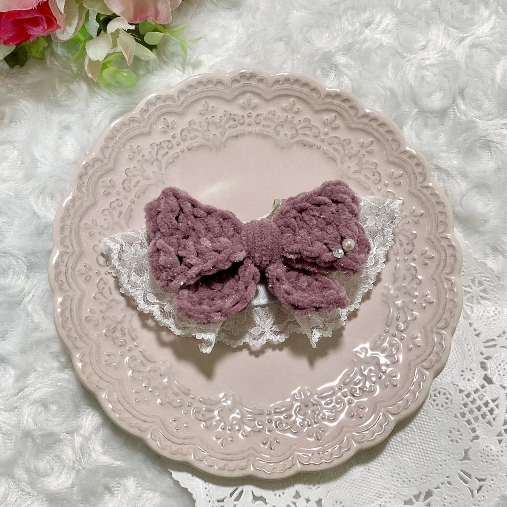 【ぬい服10〜12cm】 きらきら猫耳ニット帽子セット