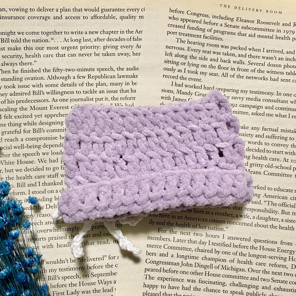 【10〜12cmぬい服】 きらきら猫耳ニット帽子セット