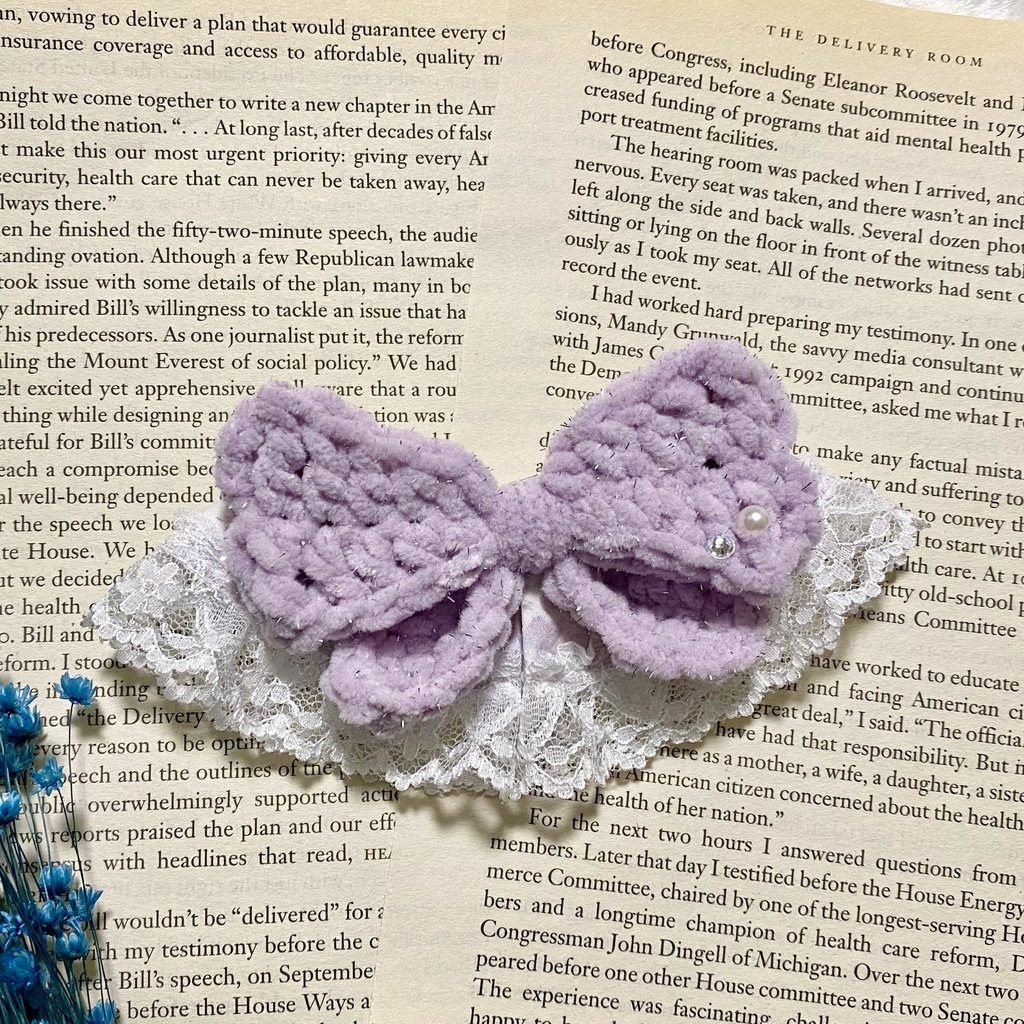 【10〜12cmぬい服】 きらきら猫耳ニット帽子セット