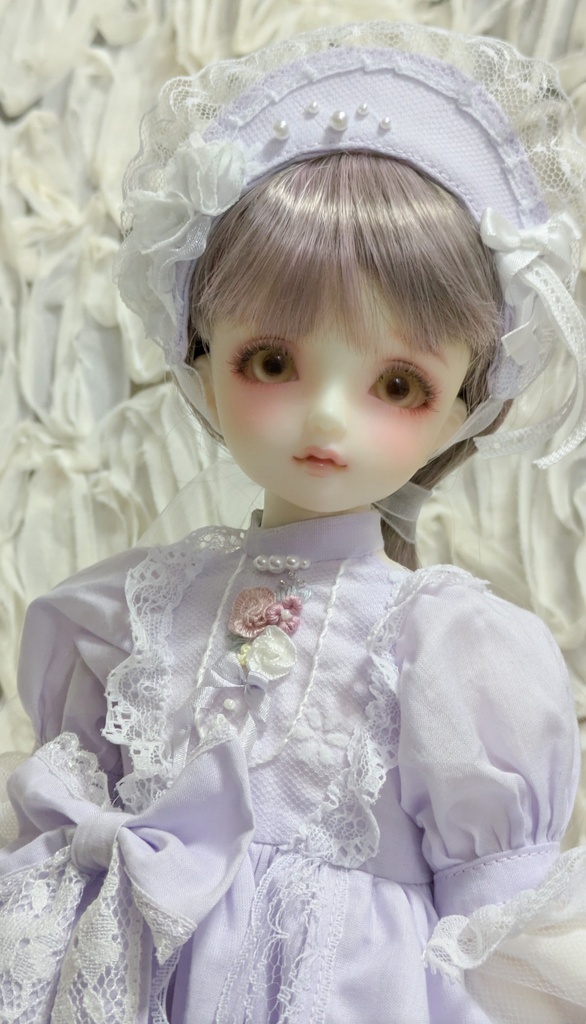 1/4サイズ 　花飾りのワンピース