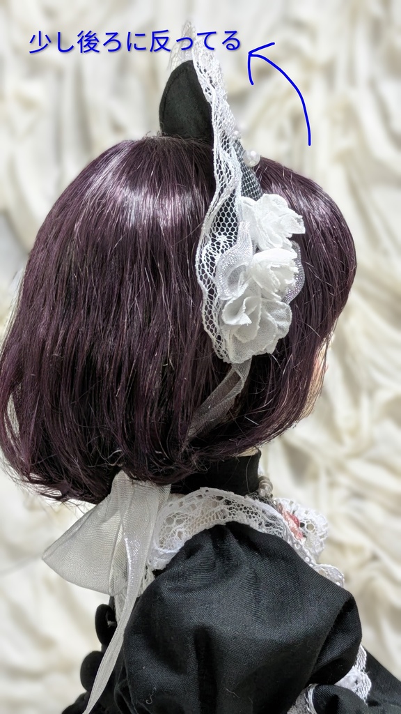 1/4サイズ 　花飾りのワンピース