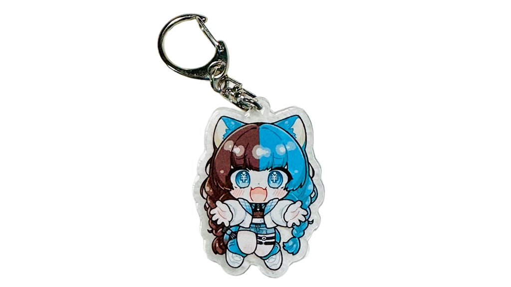 たーたんのアクリルキーホルダー【ナスカンチェーン】