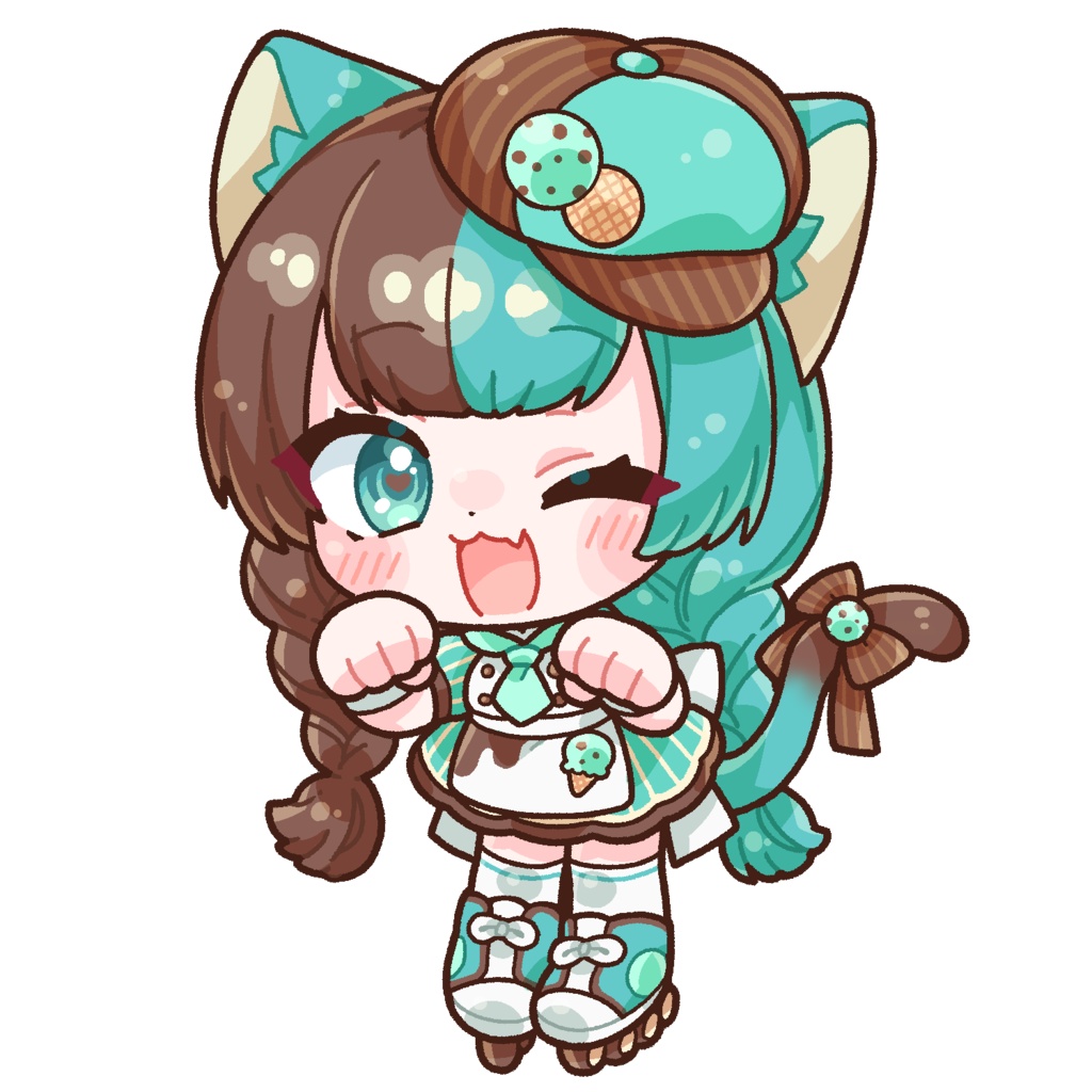 たーたんのアクリルキーホルダー【ナスカンチェーン】