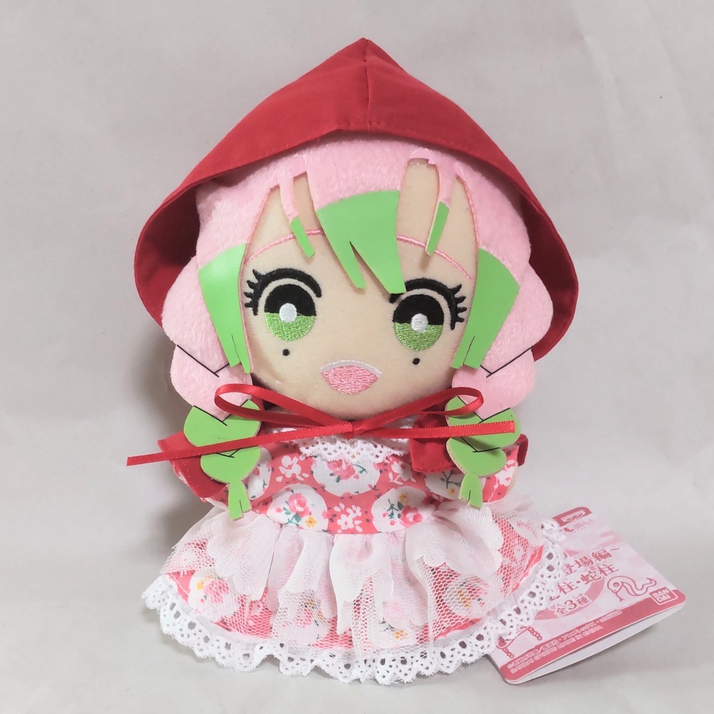 赤ずきんちゃんの頭巾と花柄ワンピース A ぬいぐるみ服 ぬい服 Nuifuku Ribbon Booth