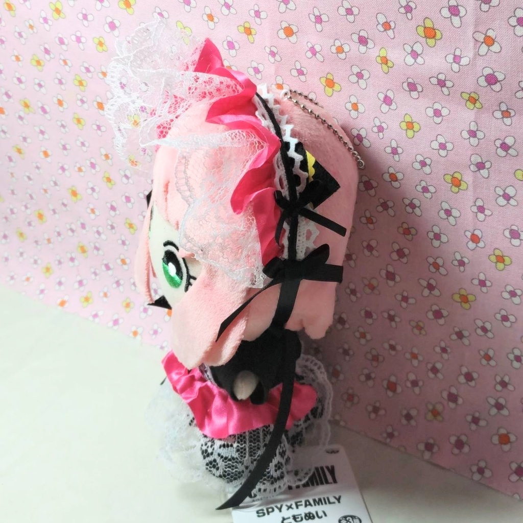 濃いめのピンクのふりふりメイド服♬16cm♬ぬいぐるみ服♬ぬい服♬ワンピース