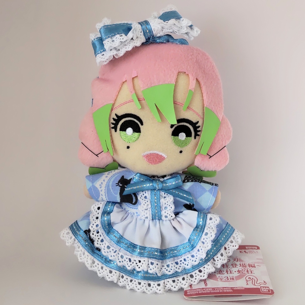 【定番作品】アリスちゃんのワンピースドレス&リボンヘアバンド♬ブルー♬水色【16cmぬいぐるみ用】