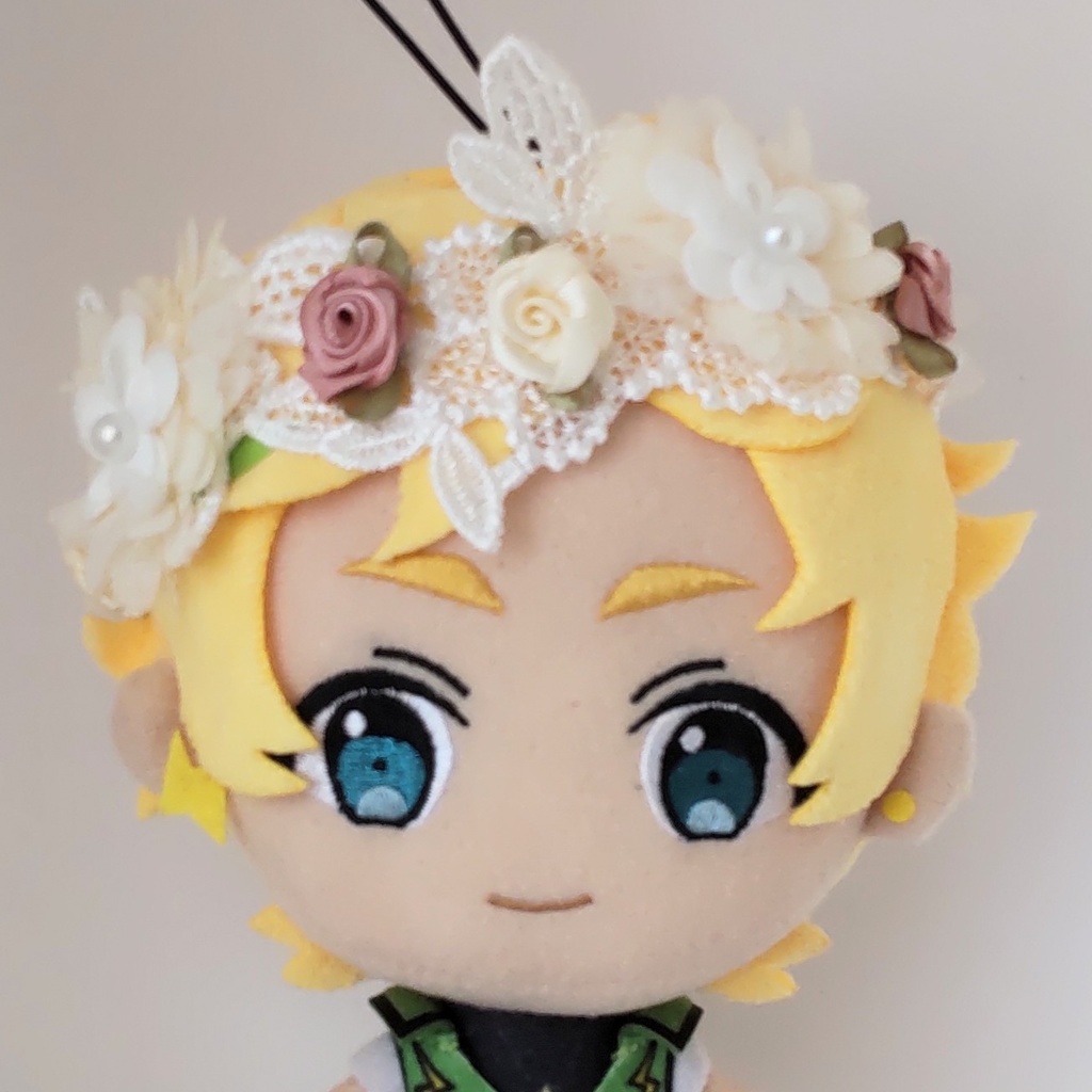 【16cmぬいぐるみ用髪飾り】お花の髪飾り【ぬい服・ぬいぐるみ服】
