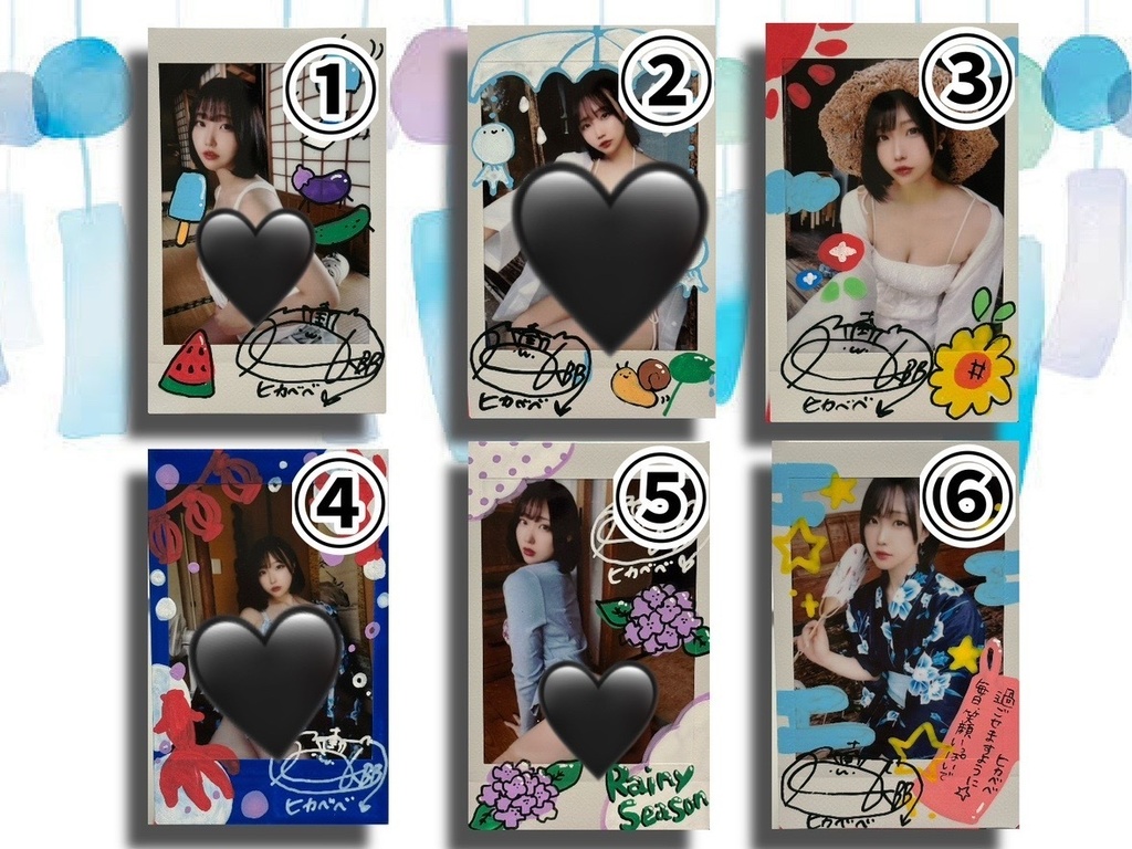 夏コミチェキ11種類