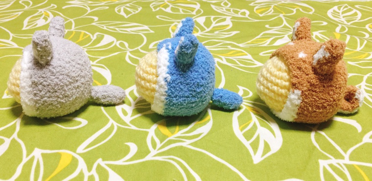 モコモコ着ぐるみ オオカミと柴犬