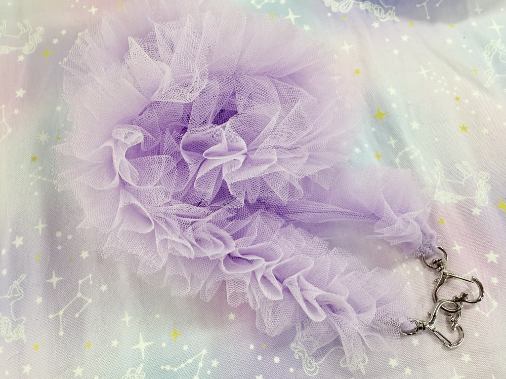 チュールフリルストラップ