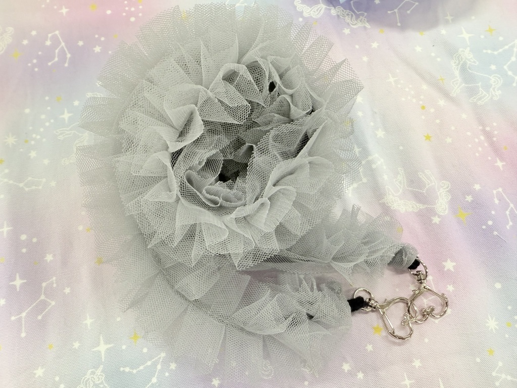 チュールフリルストラップ