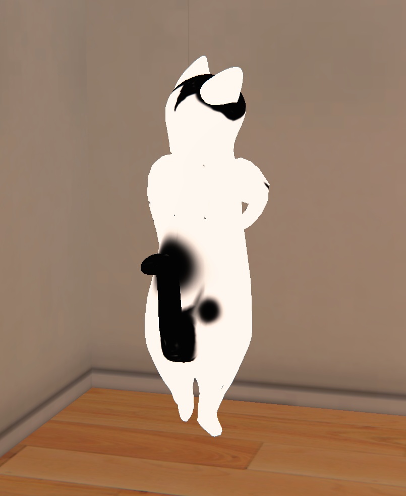 3Dハチワレ猫【VRM】