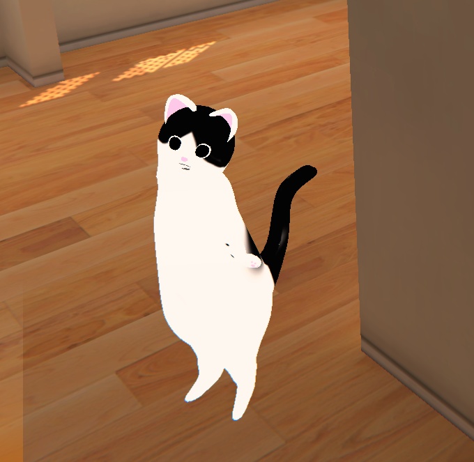 3Dハチワレ猫【VRM】