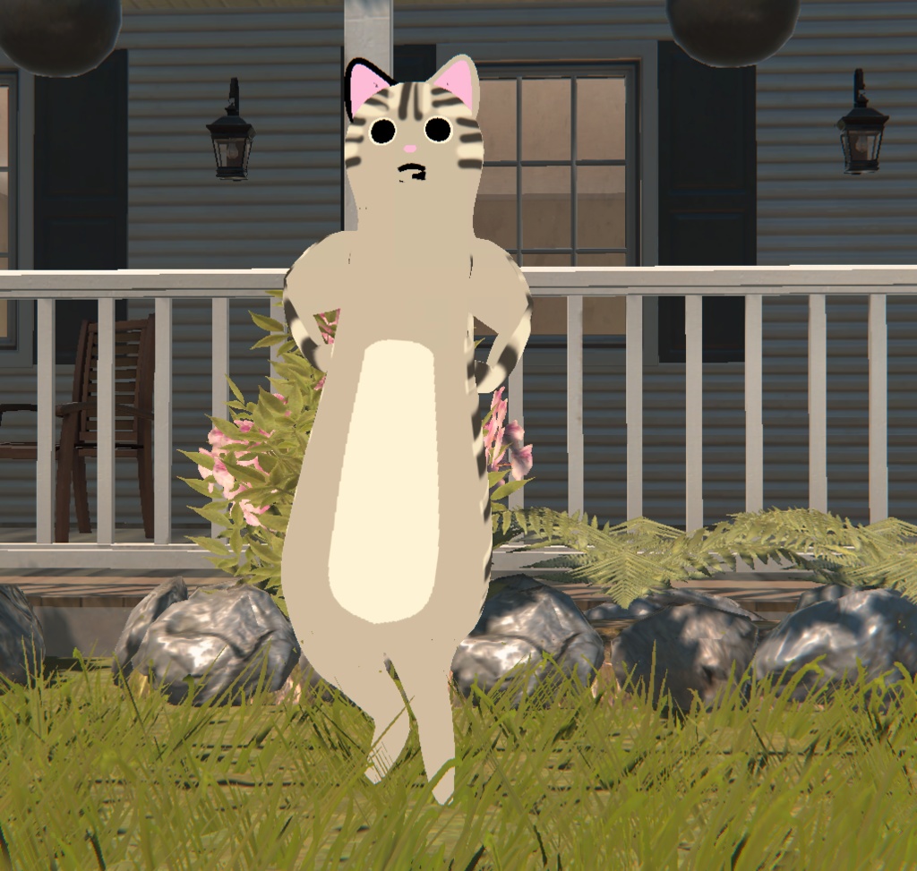 3Dサバトラ猫【VRM】