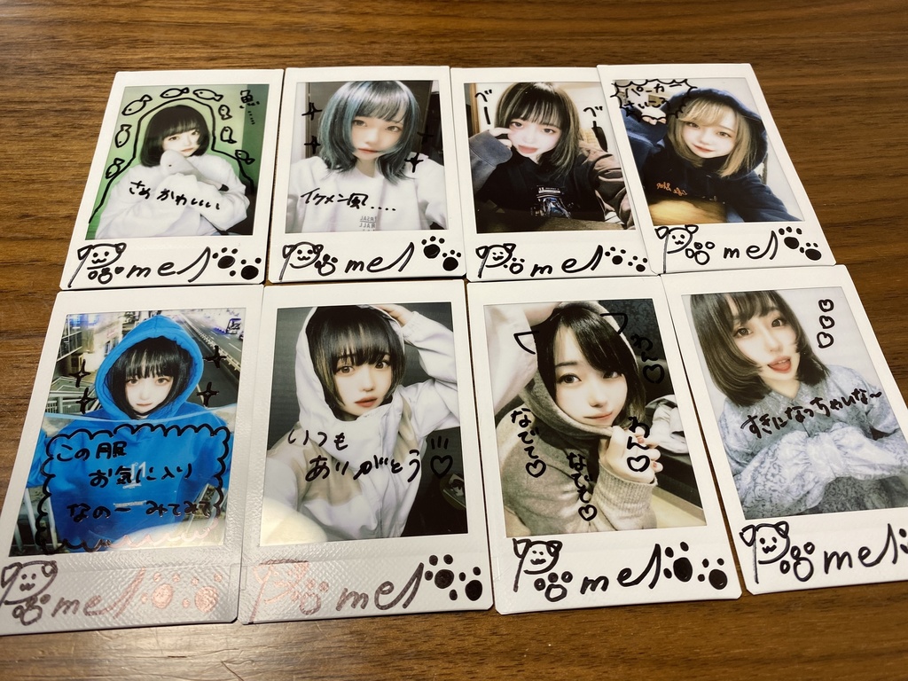いとくん チェキ落書きぼかしなし