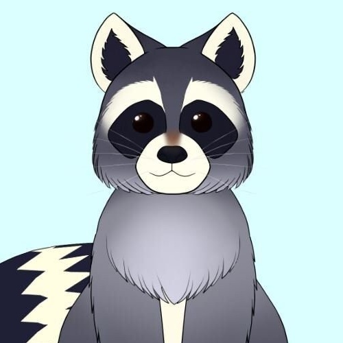Raccoon live2D vtuber model