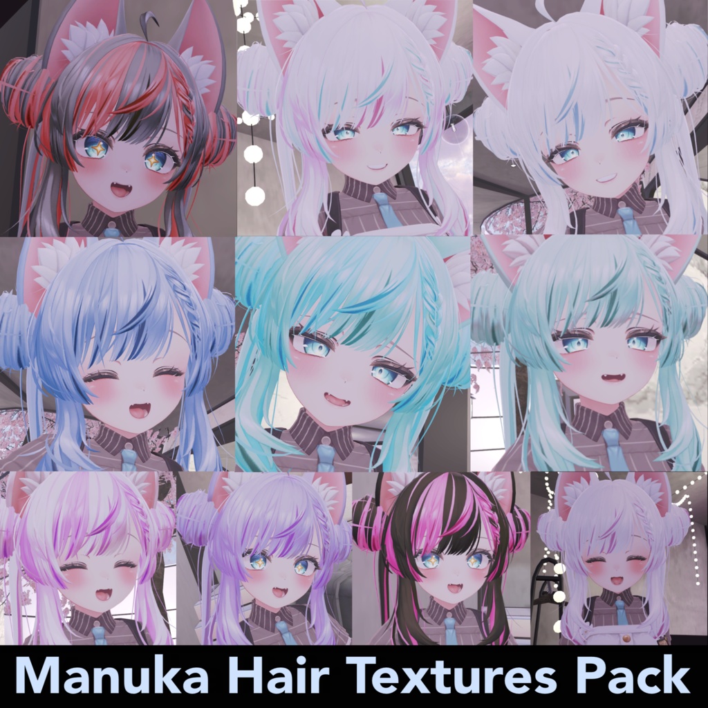 Manuka マヌカ Hair Texture Variety Pack 