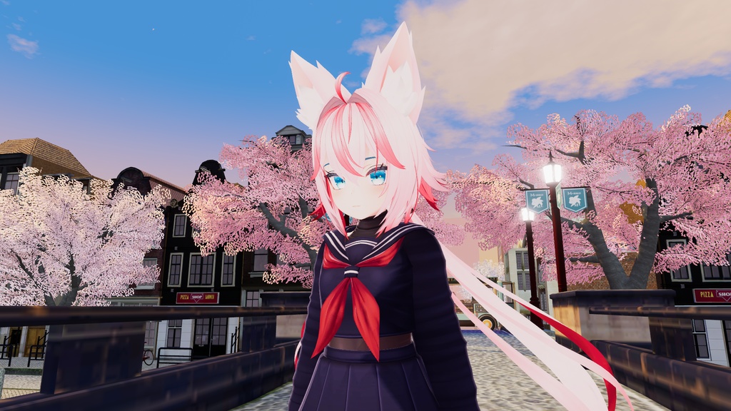 Rindo 竜胆 Hair Pink Hues Textures