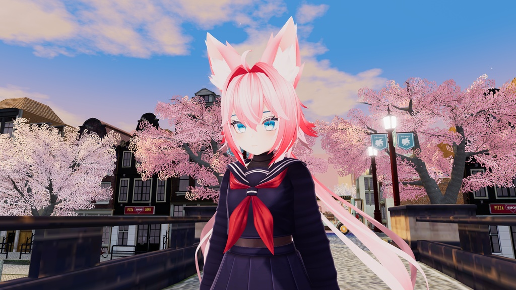 Rindo 竜胆 Hair Pink Hues Textures