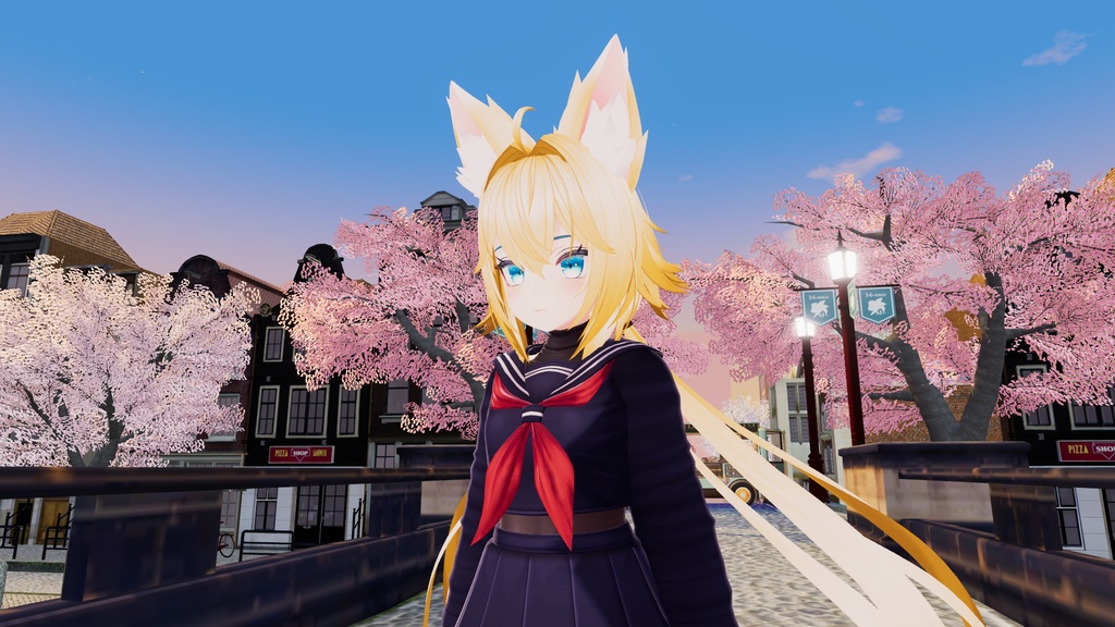 Rindo 竜胆 Hair Orange Hues Textures - Danger Zone - BOOTH
