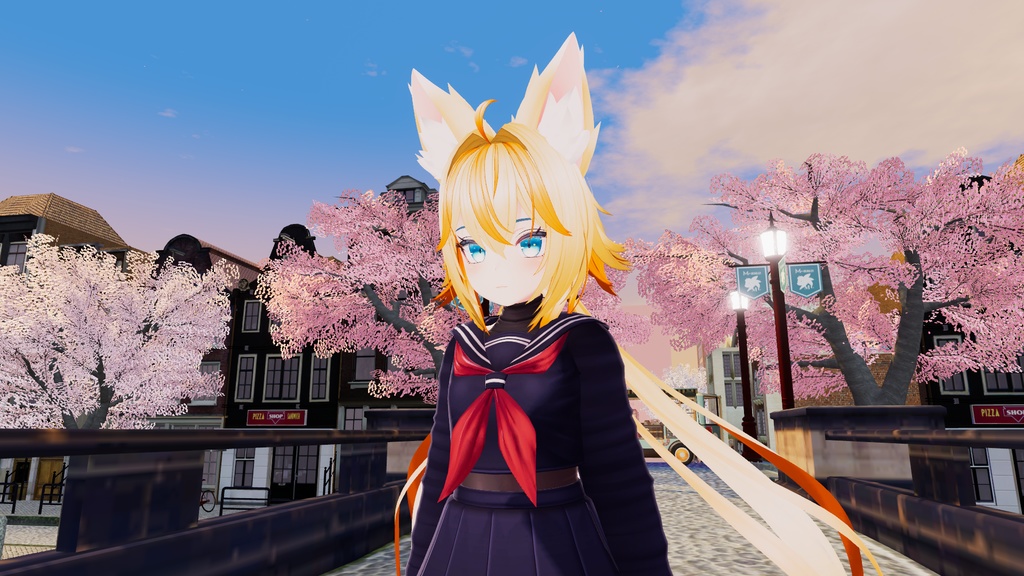 Rindo 竜胆 Hair Orange Hues Textures