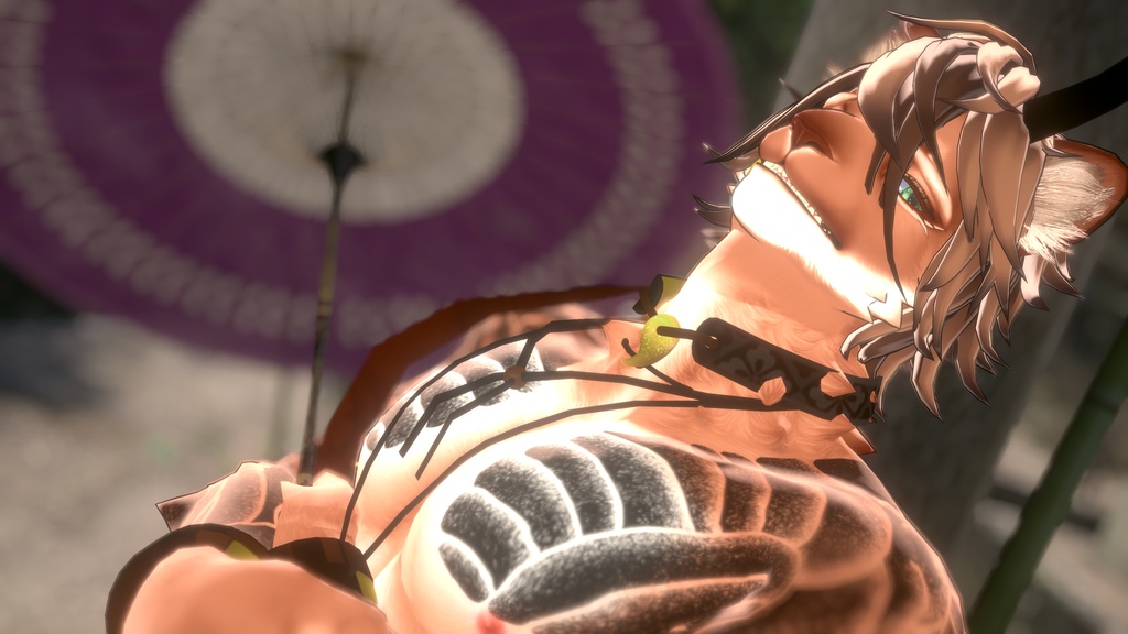 Shiki向け和彫り風タトゥーテクスチャ素材