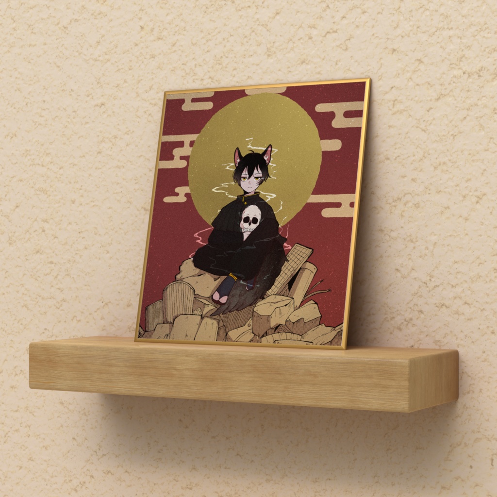 骸の玉座 ミニ色紙