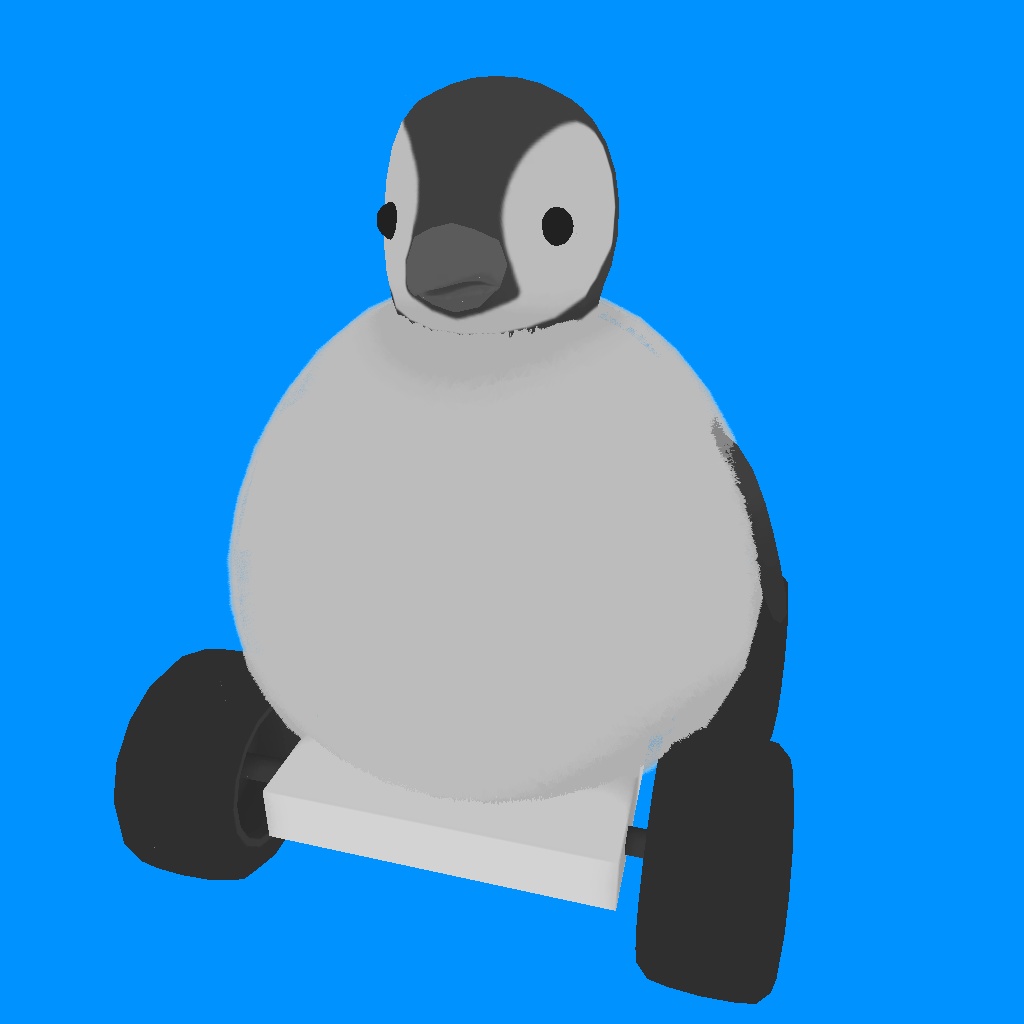 【オリジナル3Dモデル】ラジコンペンギン