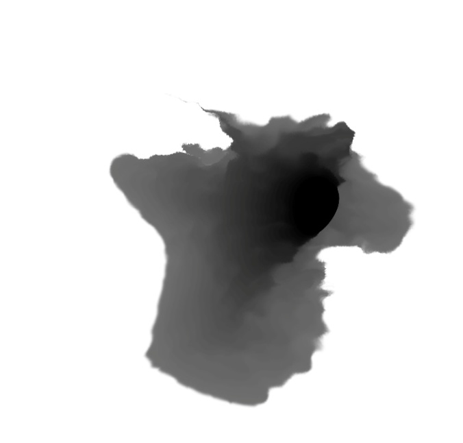 【著作権放棄】エモいトランジションに使えるインク染み素材【AE等動画ソフト対応】