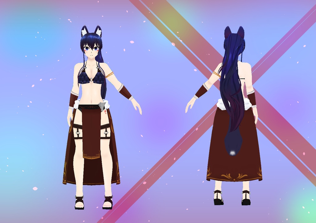 オリジナル3Dモデル"ライナ"