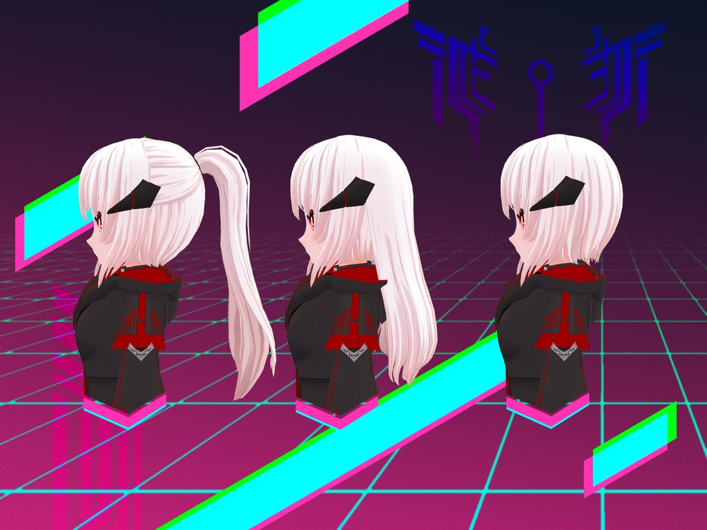 VRchatオリジナル3Dモデル"Renka"1.20ver