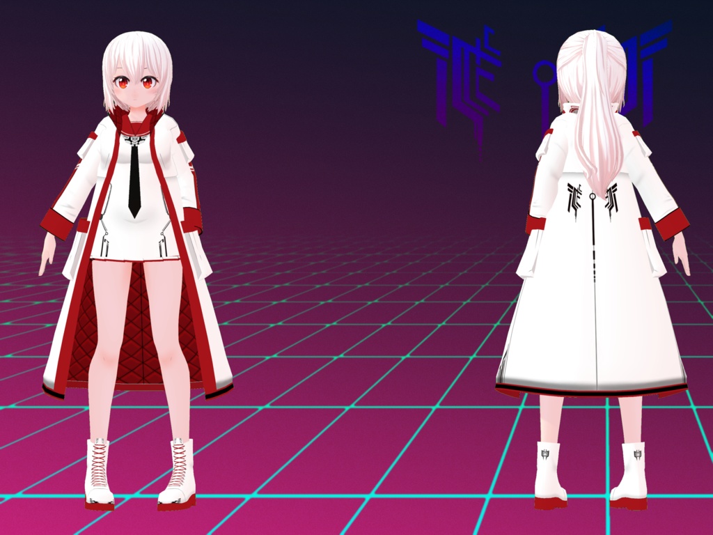 VRchatオリジナル3Dモデル"Renka"1.20ver