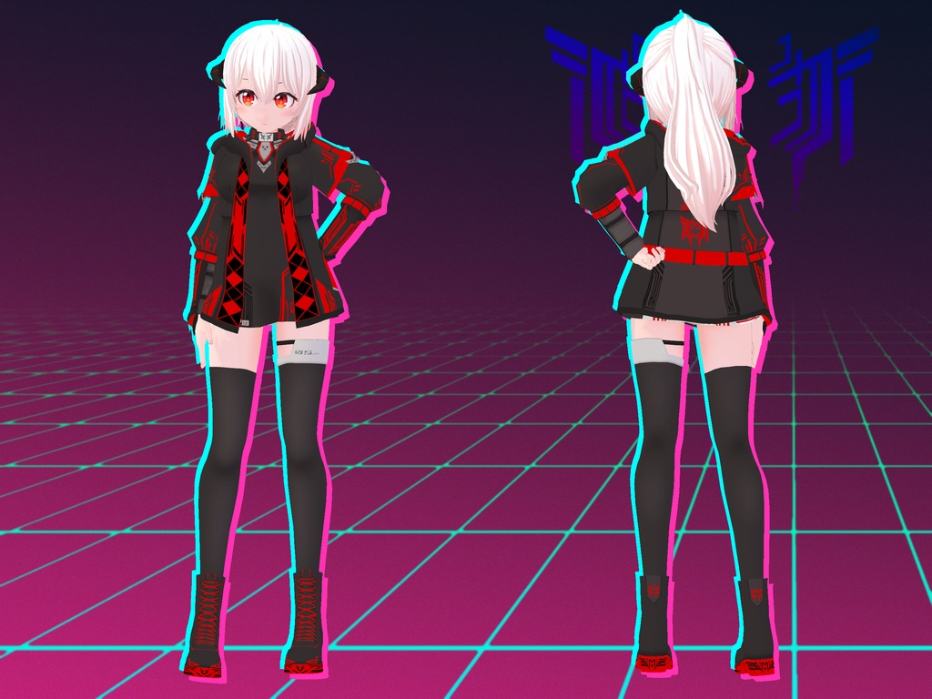 VRchatオリジナル3Dモデル"Renka"1.20ver