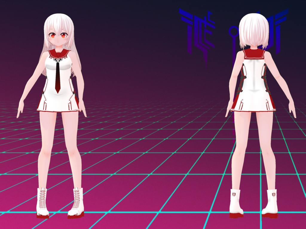 VRchatオリジナル3Dモデル"Renka"1.20ver