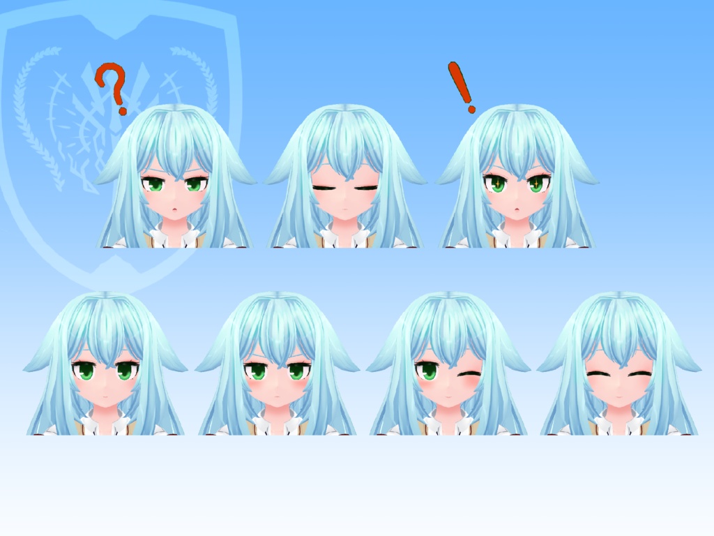 VRCオリジナル3Dモデル"Mari"1.03ver