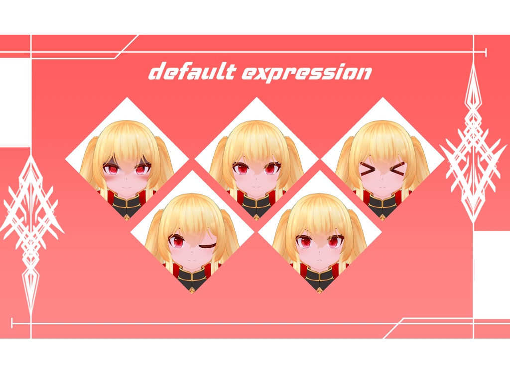 VRCオリジナル3Dモデル"Visha"2.0ver