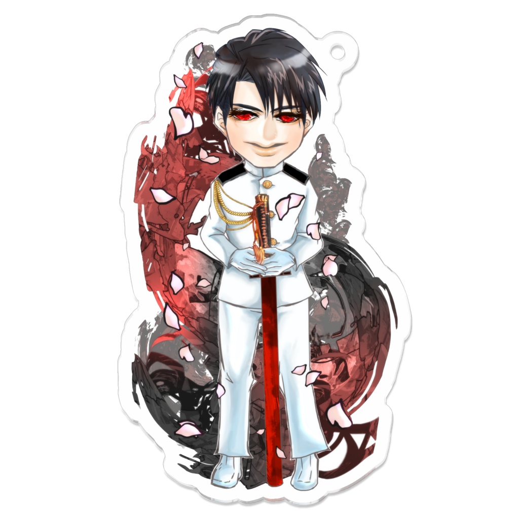 創作戦艦擬人化 戦艦長門アクキー