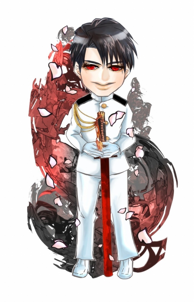 創作戦艦擬人化　戦艦長門アクキー