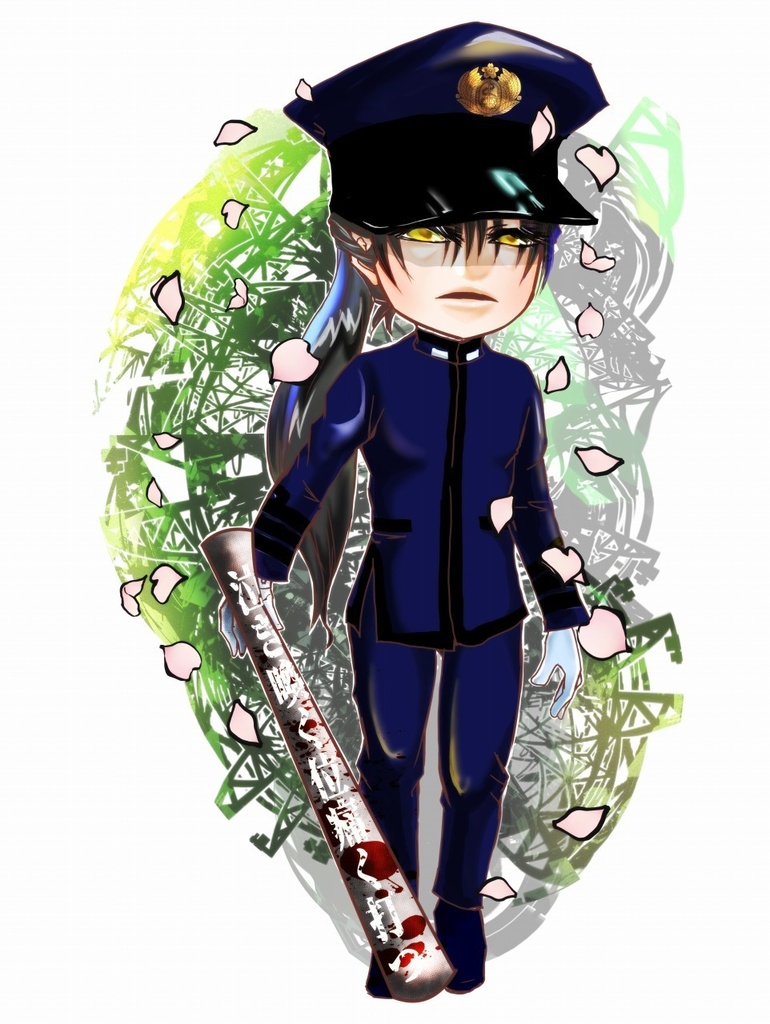 創作戦艦擬人化 戦艦金剛アクキー