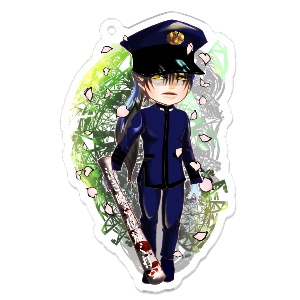 創作戦艦擬人化 戦艦金剛アクキー