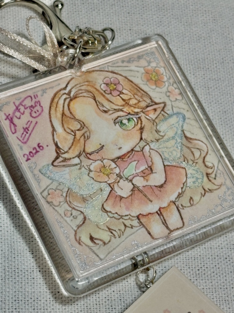 リバーシブルハメパチ原画キーホルダー